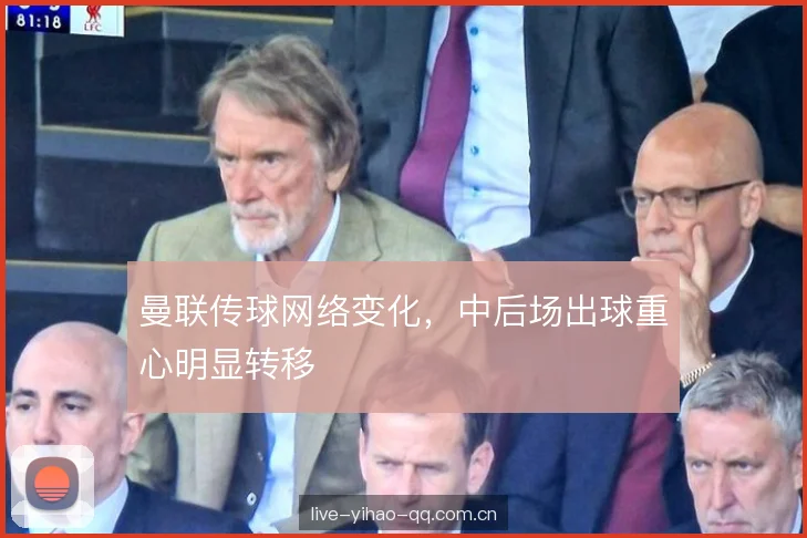 曼联传球网络变化，中后场出球重心明显转移